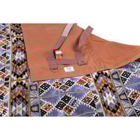 فرشة قماش تنزاني نقشة رصاصي م 2*2