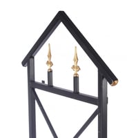 حامل الحطب مصفط بكفرات مقاس 1.30*1.30