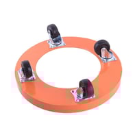 قاعدة اسطوانة غاز دائري برتقالي م 33 سم