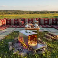 فرن تحمير مربع متعدد الاستخدامات بجراب 35*22 سم F5...