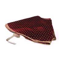 فرشة دائري بفتحة قطر 3 متر منقط احمر