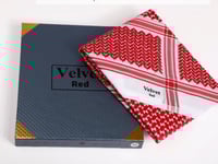 شماغ فلفيت ريد A24 لون احمر دم الغزال