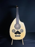 عود كهربائي أسود لامع مفاتيح قيتار سوبر لوكس احترا...