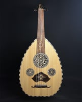 عود موسيقي سوبر لوكس ظهر مصنوع من خشب الجوز