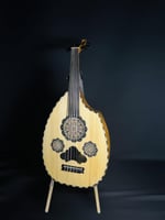 عود كهربائي أسود لامع مفاتيح قيتار سوبر لوكس احترا...