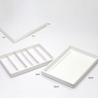 علب ورقية مقسمة للحلويات