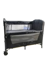 سرير أطفال من 0-4 سنوات لون رمادي كامل