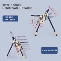 طاولة أكل أطفال - لون أبيض جلد