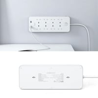 توصيلة كهربائية 1.8 متر 8 منافذ كهرباء مع 2 منفذ U...