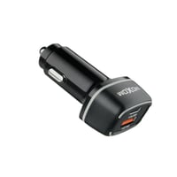شاحن سيارة 38 واط منفذين USB + PD من موكسوم