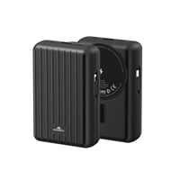 بطارية متنقلة 20 الف ماق سيف مع 2 كيابل مدمجة من م...