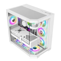 كيس كمبيوتر قيمنق بتصميم مميز مع 7 مراوح