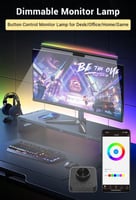 اضاءة للشاشة مميزة RGB وايرلس بجهاز تحكم عن بعد