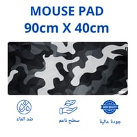ماوس باد ARC بتصميم جميل باللونين الأسود والأبيض