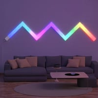 اضاءة حائط RGBIC بتصميم الدايموند