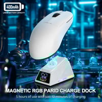 ماوس قيمنق لاسلكي AJAZZ AJ159 APEX مع شاشة وقاعدة...