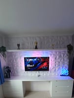 لوح واحد 3D دايموند ابيض حجم كبير