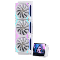 مبرد مائي بحجم mm360 بشاشة تفاعليه ومراوح RGB