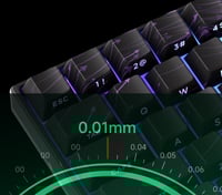 كيبورد مغناطيسي لاسلكي FUN60 MAX