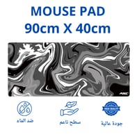 ماوس باد ARC liquid باللونين الأسود والرمادي