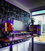 لوح واحد 3D دايموند اسود حجم كبير