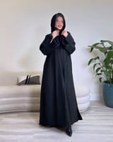 عباية شتوية أسود