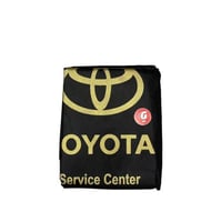 تلبيسه مراتب قماش اسود قطعتين بشعار تايوتا