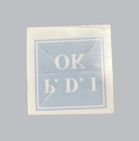 استكر اوكي أزرق