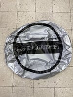 غطاء اسبير جلد فضي ربع سعودي اصلي