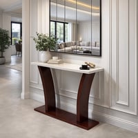 طاولة كونسول بنى بتصميم عصري وأنيق