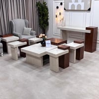 طقم طاولة تقديم ( 4 طاولة خدمة )