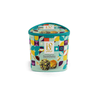 كرات التمر بالمكسرات بحشوة الطحينة