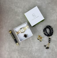 طقم الأبطال الكبير أسود ذهبي 5 قطع المميز 5-12سنة