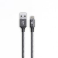 جريفين كيبل ايفون 3 متر قماش رمادي