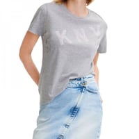 تي شيرت دكني رمادي dkny