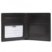 محفظة كوتش كنفاس رجالي سوداء