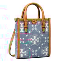 شنطة توري بورش مونوغرام ميني رمادي