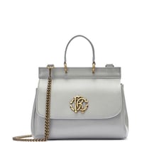 شنطة روبرتو كفالي يد أر سي رمادي