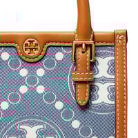 شنطة توري بورش مونوغرام ميني رمادي