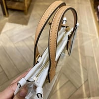 شنطة توري بورش شفافة أبيض