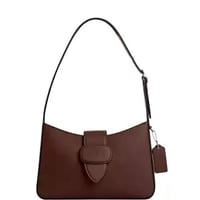 شنطة كوتش إليزا إغلاق سحابي بني