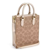 شنطة كوتش توت صغيرة بيج