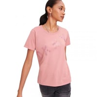 تي شيرت من دكني لون زهري