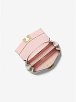 شنطة مايكل كورس ابيض وردي