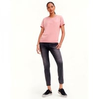 تي شيرت من دكني لون زهري