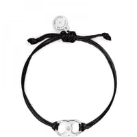 اساور توري بورش أسود فضي