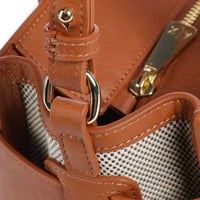 شنطة أرماني من القطن بني