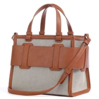 شنطة أرماني من القطن بني