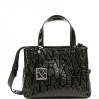 شنطه ارماني لون اسود لامع