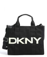 شنطه دكني مربع بشعار ابيض قماش